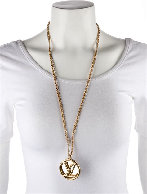 orange louis vuitton chain|Louis Vuitton gold necklaces.